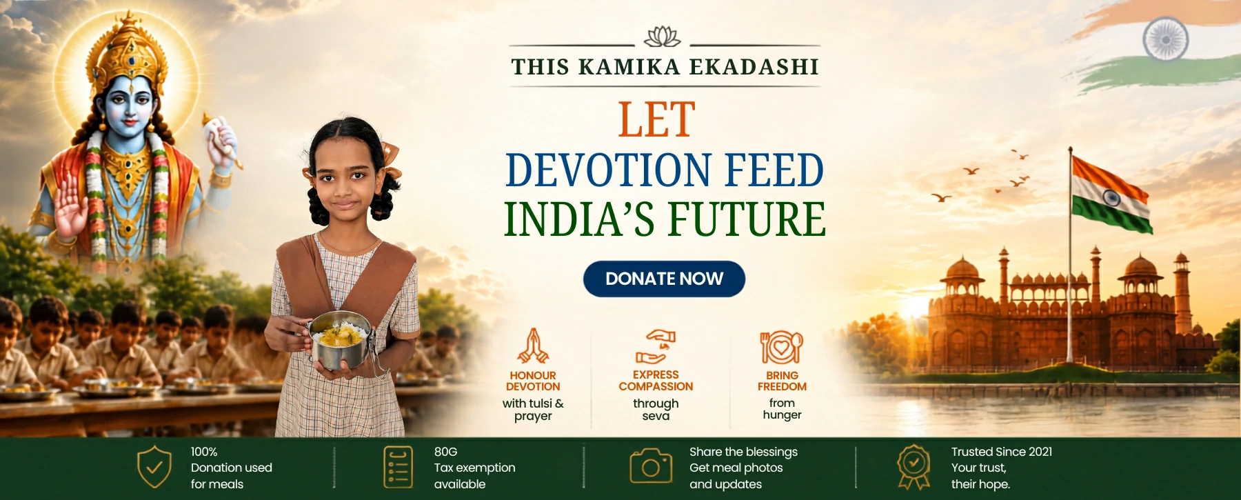 Donate on Kamika Ekadashi